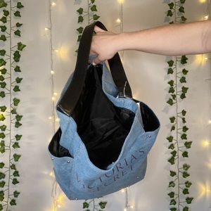 NWT Victoria Secret Denim Tote Bag